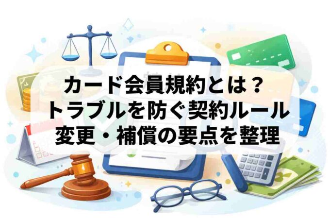 カード会員規約とは？知っておくべき重要事項と最新の改正ルール
