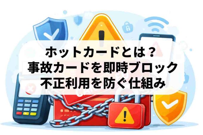 ホットカードとは？不正利用を防ぐ事故カードの仕組みを解説