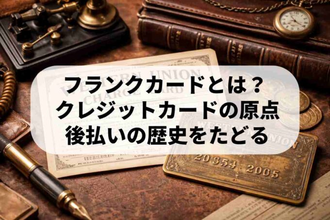 フランクカードとは？クレジットカードの歴史と原点を解説