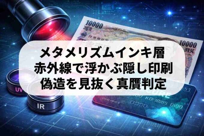 メタメリズムインキ層とは？偽造防止の特殊技術を詳しく解説