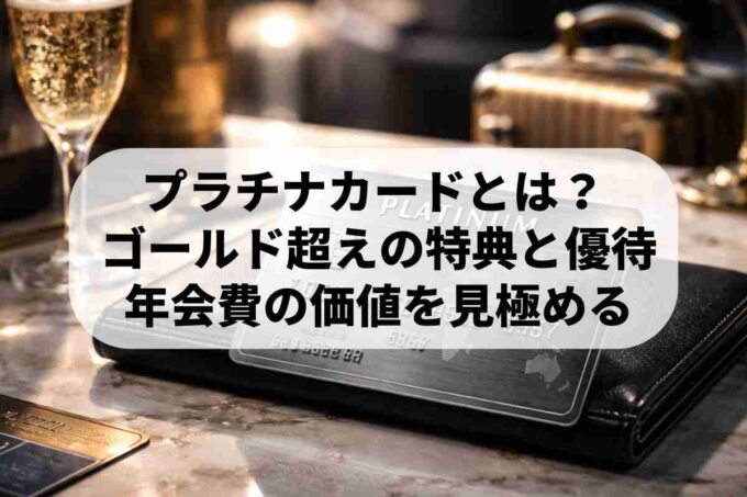 プラチナカードとは？ゴールドを超える特典と魅力を徹底解説