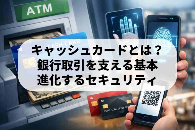 キャッシュカードとは？銀行取引を支える基本と最新の機能を解説