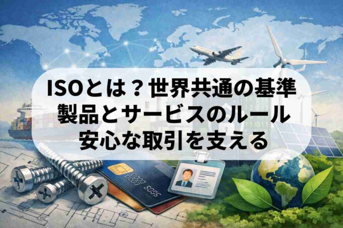 国際標準化機構（ISO）とは？世界共通ルールの役割を解説