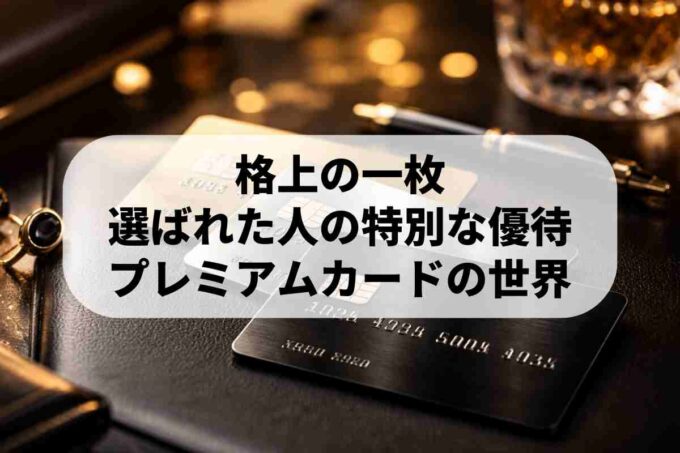 プレミアムカードとは？ステータスと独自の優待を徹底解説