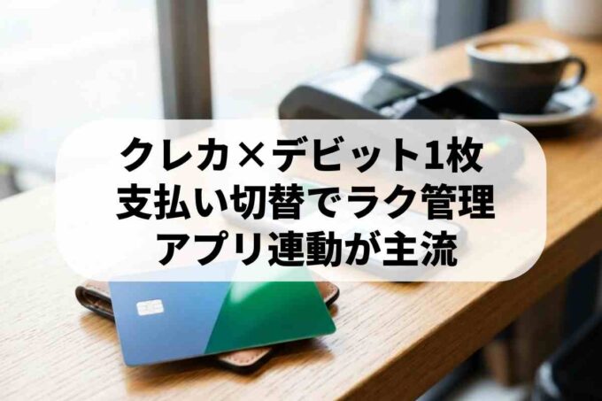 C&Dカードとは？クレジットとデビット一体型の仕組みを解説