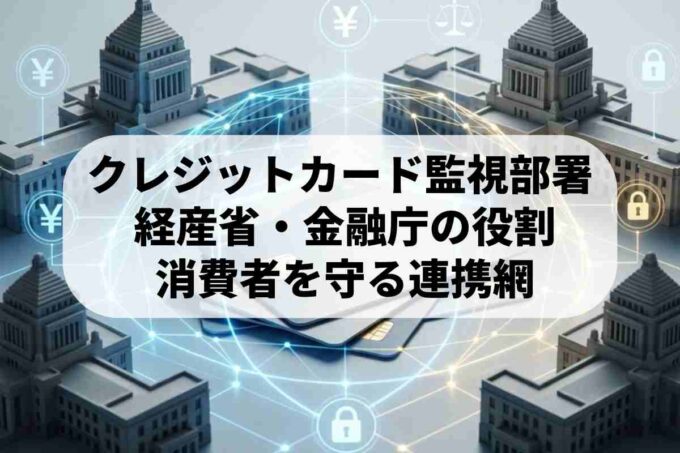 クレジットカード業務の主な所管行政機関とは？監督の仕組みを解説