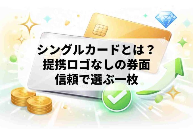 シングルカードとは？提携カードとの違いやメリットを徹底解説