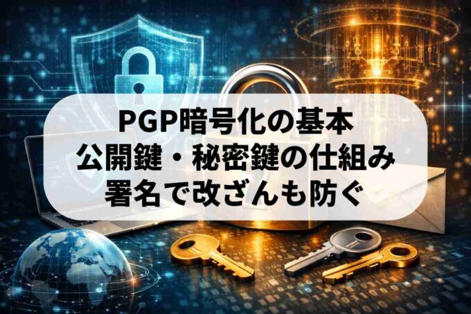 情報漏洩を防ぐPGPの仕組み！安全な通信を支える要