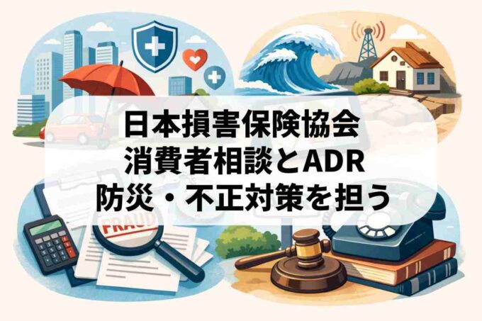 日本損害保険協会の役割とは？活動内容や消費者支援を解説