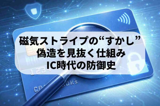 ウォーターマークとは？磁気ストライプの指紋で偽造を防ぐ仕組