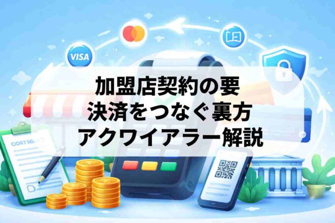 アクワイアラーとは？加盟店契約と決済を支える役割を解説