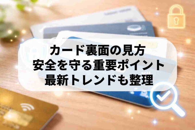 クレジットカード裏面の記載事項とは？役割の変化と最新トレンドを解説