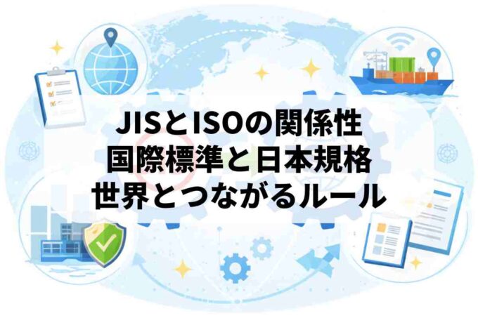 JISとISOの相互関係とは？国際標準と日本の規格を繋ぐルール
