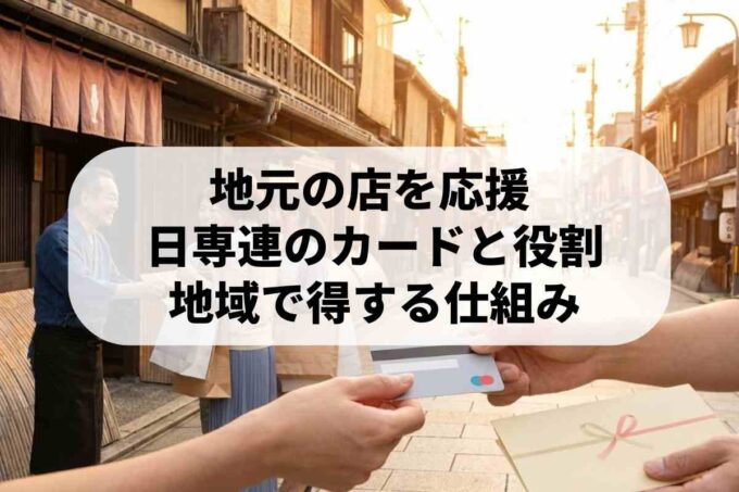 日本専門店会連盟（日専連）とは？地域を支えるカードと役割