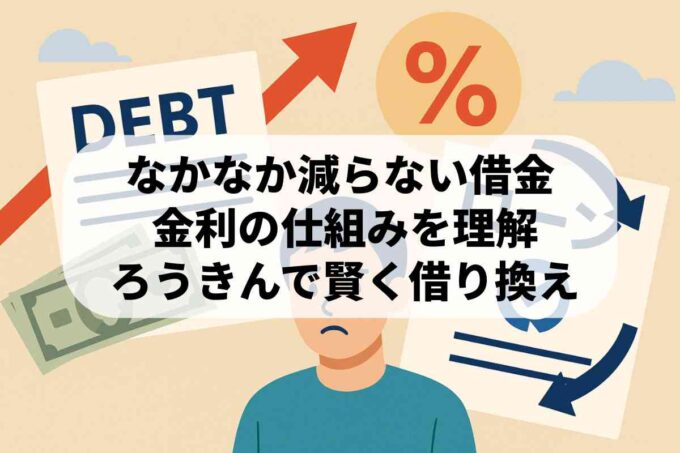 ろうきんローンで借り換え！非会員でも低金利で返済額を減らす方法は？