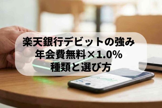 楽天銀行デビットカードを徹底解説！現金の管理がしやすい秘密とは？