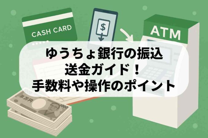 ゆうちょ銀行の振込・送金ガイド！手数料や操作のポイントをわかりやすく解説