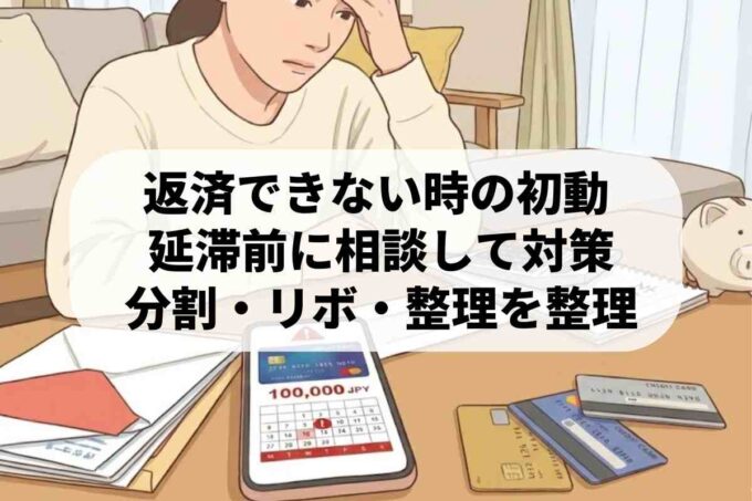 クレジットカードの返済ができない時はどうする？解決方法を教えます！