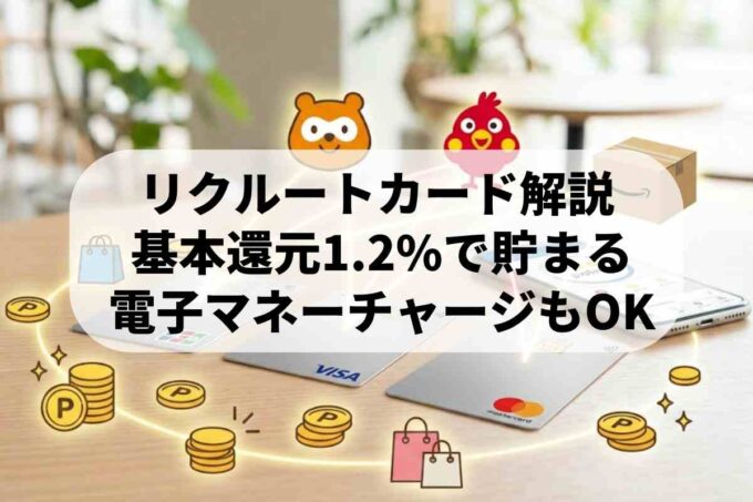 リクルートカードポイントの賢い使い方と貯め方！Pontaやdポイントへ交換可能