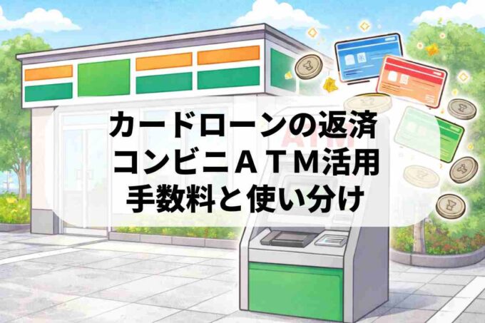 カードローンのコンビニ返済ガイド｜主要銀行の手数料やＡＴＭの使い分け