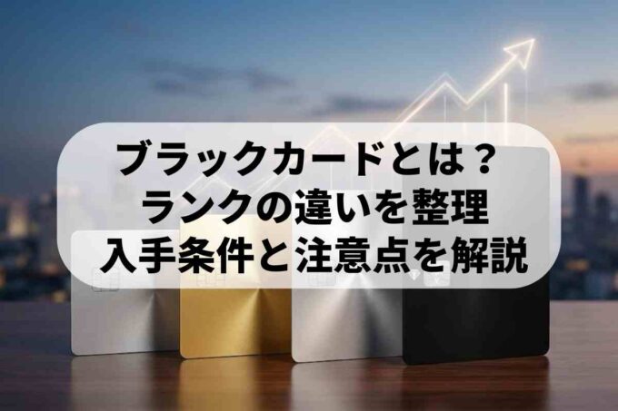 クレジットカードのランクとは？グレード順や仕組み・上げ方を基礎から解説