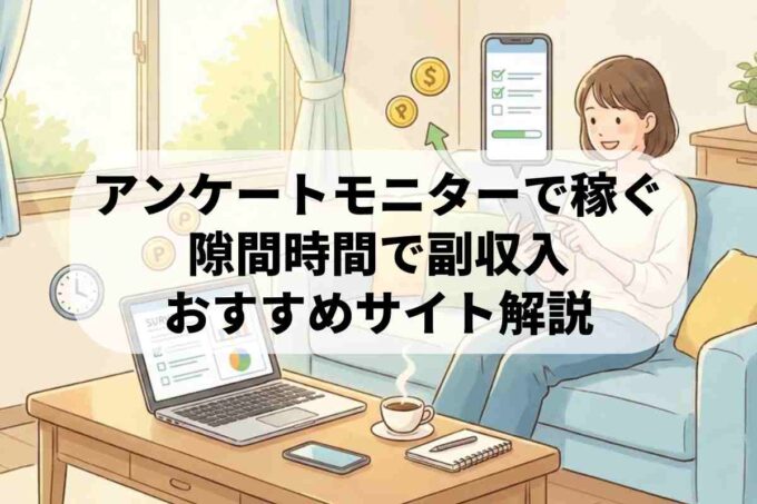 アンケートモニターで稼ぐコツ！隙間時間の活用術とおすすめサイト
