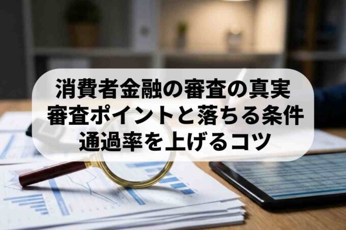 消費者金融の審査基準を徹底解剖！審査に落ちる理由と通るためのポイント