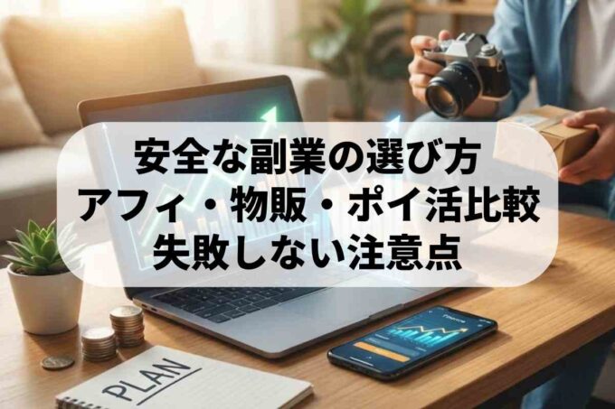 初心者でも安全に始められる副業とは？おすすめの稼ぎ方と選び方