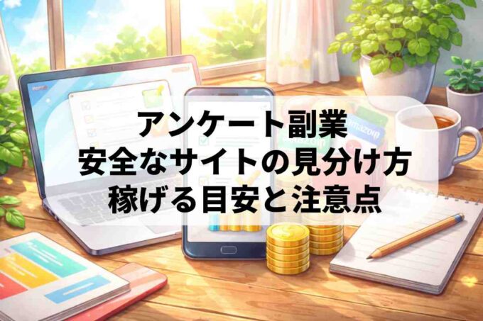 アンケートサイトの稼げる仕組みはどうなってる？【アンケート副業】