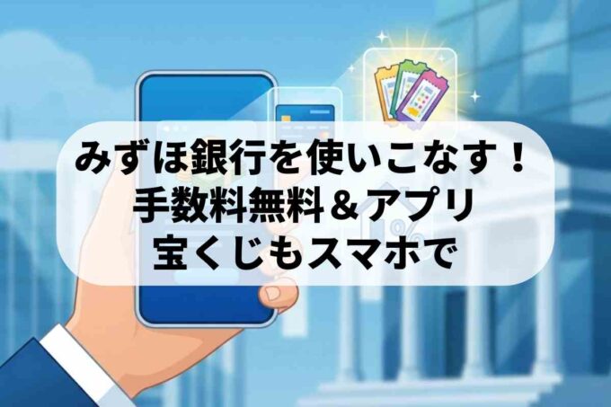 みずほ銀行の手数料・メリットを徹底解説！ATMや宝くじ・ローンの活用術