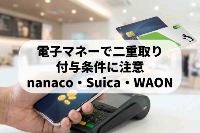 クレジットカード×電子マネー！ポイント2重取りの最強活用術