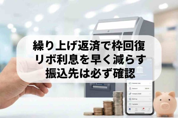 クレジットカードの繰り上げ返済！振込先ややり方を徹底解説