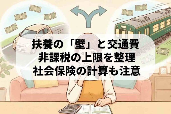 【扶養内の交通費】パート代に含まれる？マイカーやグリーン車の課税ルール