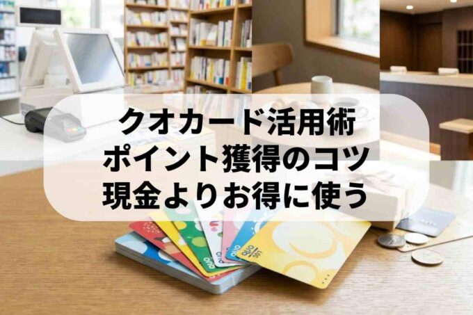 クオカードの賢い使い方！nanacoチャージ活用でポイント還元を狙おう
