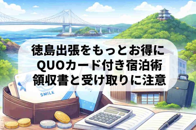 徳島のＱＵＯカード付き宿泊プラン！損をしない宿選びのコツ