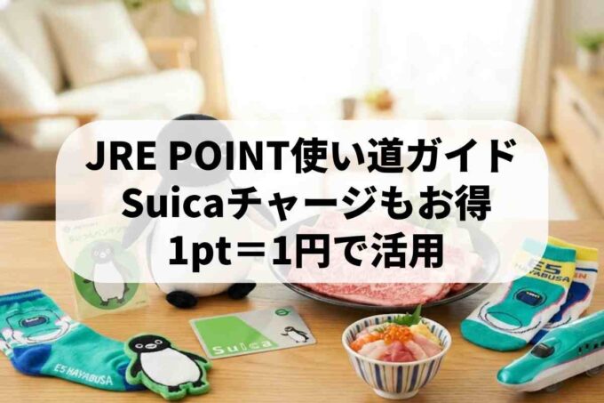 JRE POINT交換のおすすめ商品は？限定Suicaペンギングッズやグルメの入手方法