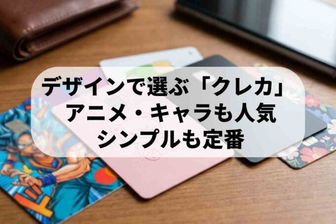 【最新】デザインで選ぶクレジットカード！アニメ・キャラ・ナンバーレスも紹介