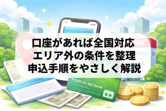 福岡銀行カードローンをエリア外から使う条件と申込方法