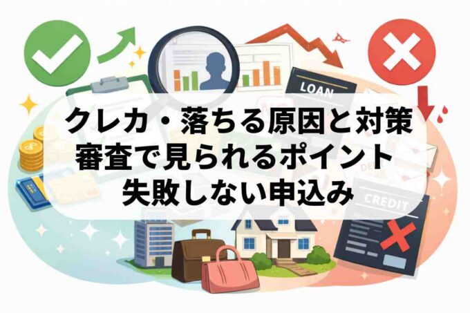 クレジットカード審査｜落ちる人と落ちない人の違いを解説