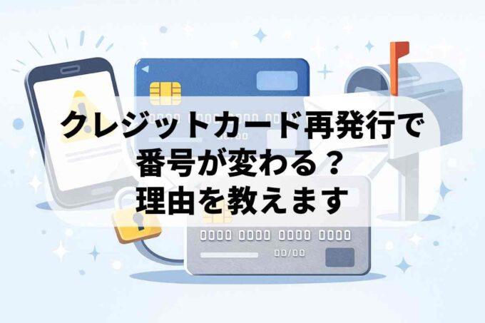 クレジットカード再発行で番号が変わる？理由を教えます♪