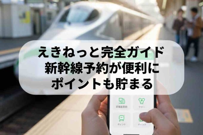 えきねっとの使い方ガイド！予約方法からアプリ活用まで徹底解説