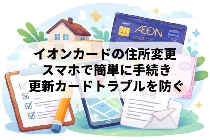 イオンカードの住所変更方法は？スマホや窓口での手続きを徹底解説