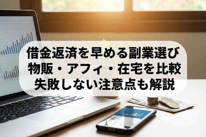 【借金返済】早く返すための副業4選！ネットで確実に稼ぐ方法とは