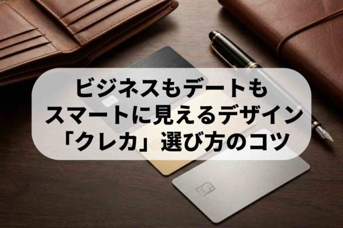 ビジネスで差がつくクレジットカードの選び方！印象がいい大人デザイン