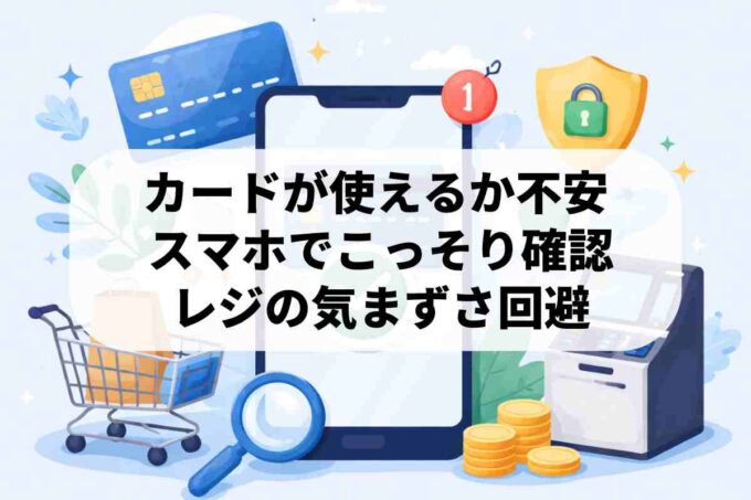 クレジットカードが使えない？利用可否をバレずに確認する方法