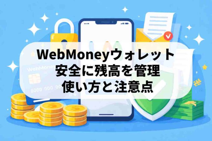 WebMoneyウォレットアプリの使い方！残高管理のメリットを解説