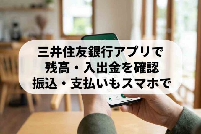 三井住友銀行アプリの使い方！残高確認や便利な機能を徹底解説