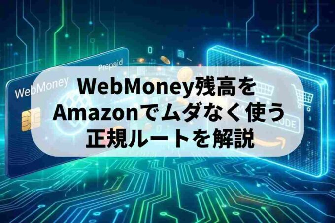 WebMoneyでAmazonギフト券を購入する方法！残高を使い切る裏ワザを解説