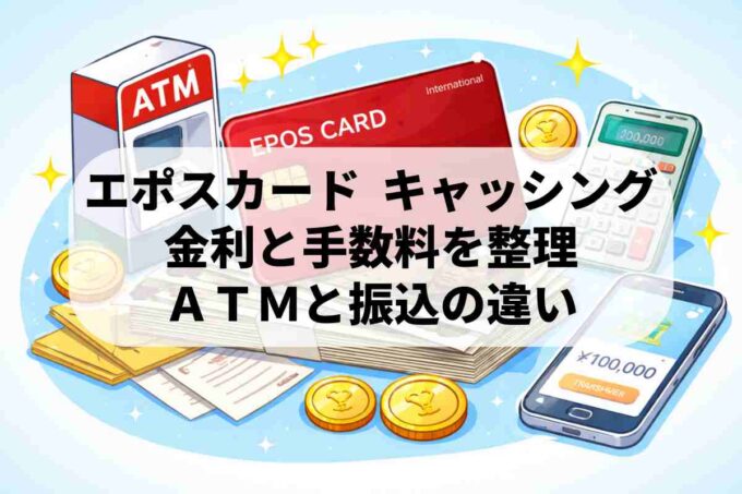 エポスカードのキャッシングを解説！手数料を抑える賢い使い方