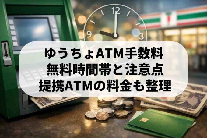ゆうちょATMの送金可能時間・手数料は？平日・土日の利用ルールを解説